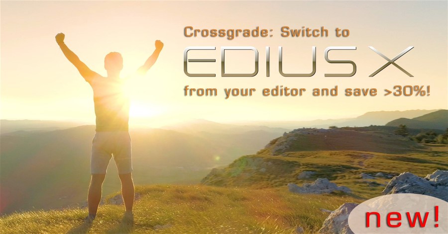 AV SYS: EDIUS X Crossgrade - Διαθέσιμο τώρα για Εξοικονόμηση 30%!