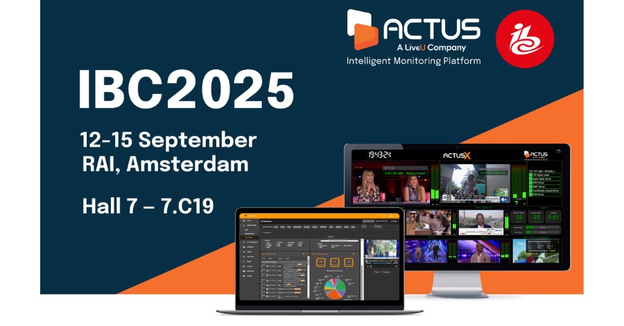 Actus Digital Transforms Broadcast Compliance with AI-Powered Actus X Platform at IBC2025.