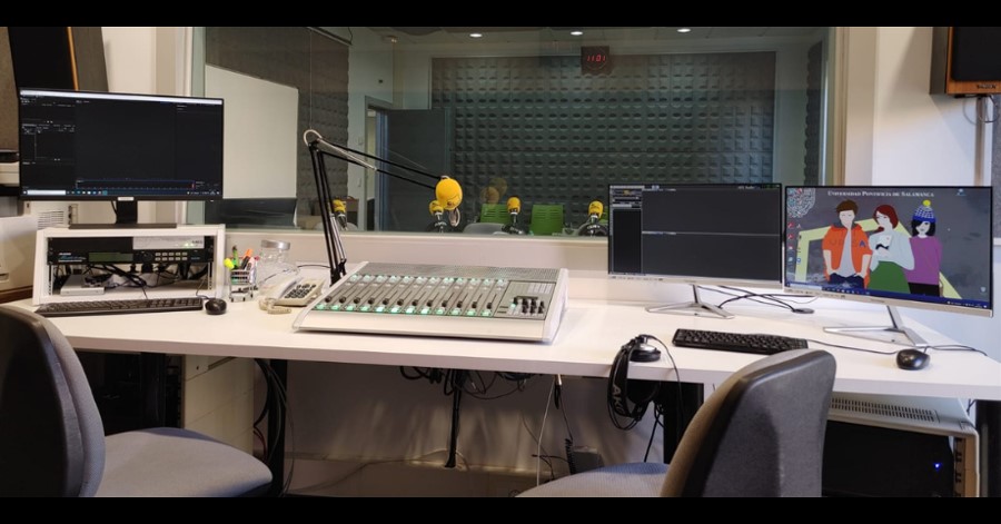 Spanish Pontifical University of Salamanca renews its main radio studio with an AEQ Forum IP console.
