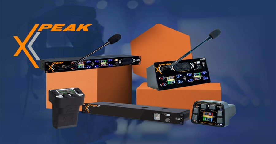 AEQ launches XPEAK, a matrix-less intercom system ready for remote production.