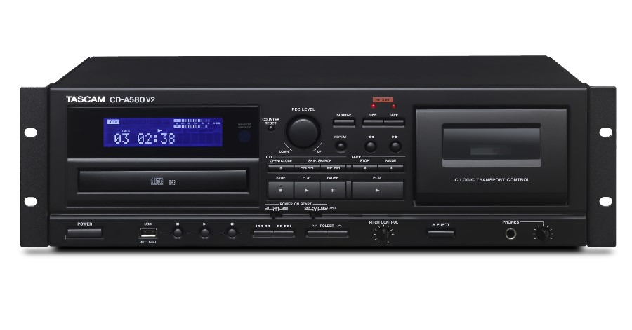 Tascam Introduces Version 2 of Its Popular CD A580.