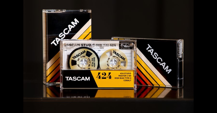 The TASCAM 424 Studio Master Cassette Rejuvenates the Sound of Analog Limited Edition Cassettes Developed & Optimized for use in Vintage TASCAM Portastudios.