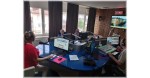 AEQ digital technology in RADIO CAZIN's broadcast studio in Bosnia.
