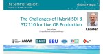  Leader Electronics to Address ‘The Challenges of Hybrid SDI and ST 2110 for Live OB Production’.
