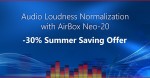 Audio Loudness Normalization with AirBox Neo-20.