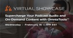 Η Telos Alliance ανακοινώνει το Διαδικτυακό Σεμινάριο για την ενίσχυση του Podcast Audio σας και του On-Demand Περιεχομένου με το OmniaTools™.